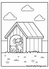 Dog Printable Iheartcraftythings sketch template