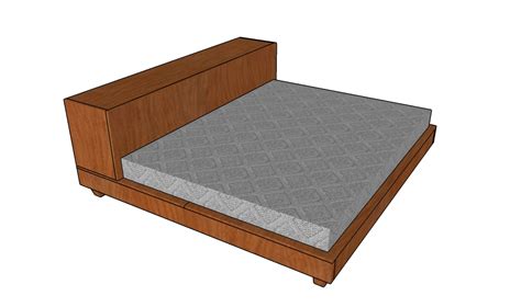 platform storage bed plans howtospecialist   build step  step diy plans