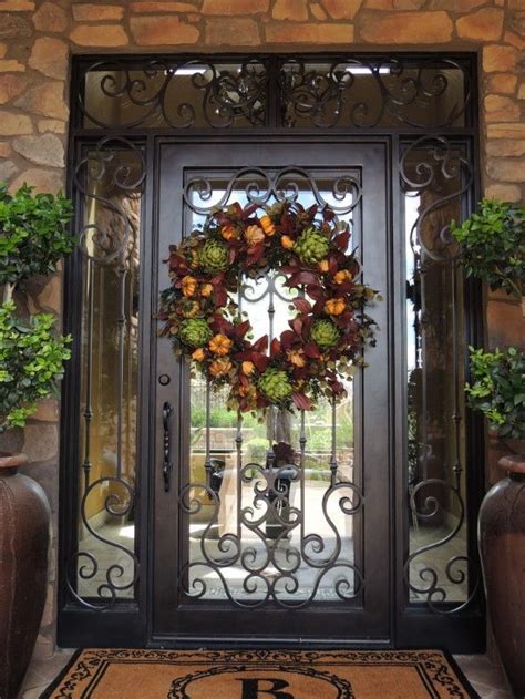 give  front door  dramatic festive twist