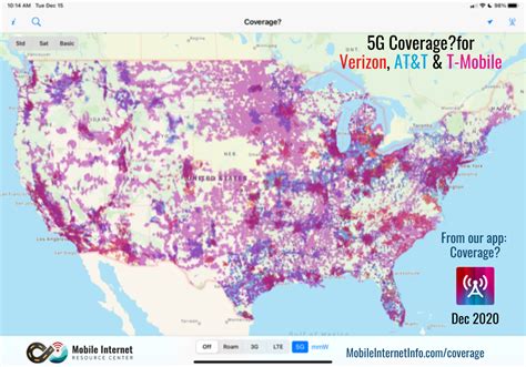 coverage app now includes maps for 5g canadian carriers and u s