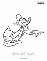 Coloring Disney Duck Donald Fun sketch template