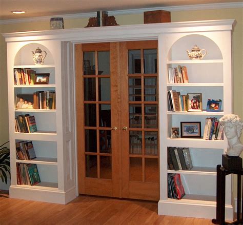 handmade arched bookcases  homecoming woodworks custommadecom