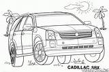Colorear Cadillac Vitara sketch template