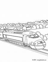 Tgv Tren Colorier Coloriages Paisagem Trem Hellokids Gratuit Velocidade Trenes Pascher Trens Transportes sketch template