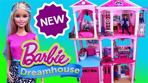 New Barbie Dream House Dollhouse 2015 Furnished Mansion