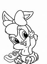 Taz Coloring Pages Baby Looney Tunes Getcolorings Color sketch template