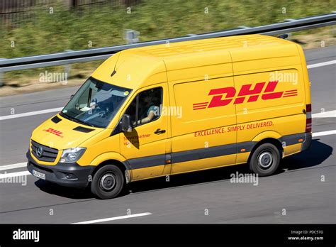 dhl mercedes sprinter  res stock photography  images alamy
