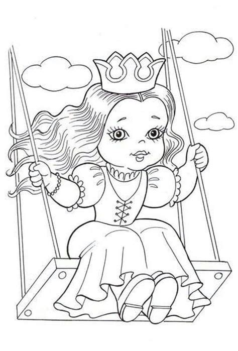 images  coloring pages royalty  pinterest princess