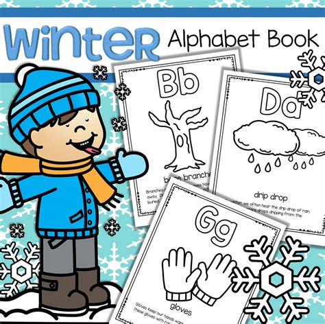 winter alphabet book letters winter concepts interactive printables