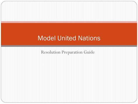 model united nations powerpoint    id