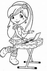 Strawberry Coloring Shortcake Raspberry Colorir Keyboard Pages Para Torte Desenhos Girls Kids Colouring Lemon Princess Book Imprimir Sheets Printable Bailarina sketch template