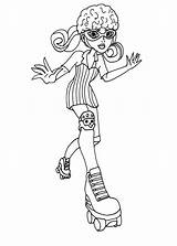 Monster High Coloring Pages Wishes Roller Maze Printable Ghoulia Print Sheet Yelps Getcolorings Wish Sheets sketch template