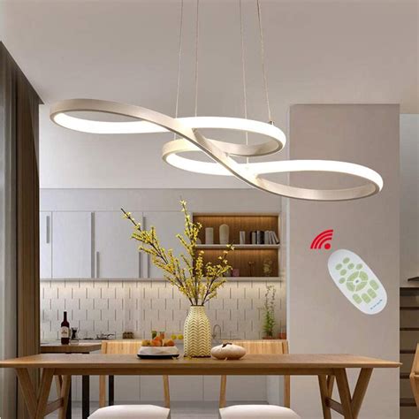 modern pendant lighting white led pendant light  contemporary living dining room kitchen