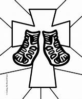 Armor Shoes Gospel Colorear Evangelio Apresto Pies Calzados Craftingthewordofgod Imprimibles Pagina Manualidades Putting Nt sketch template