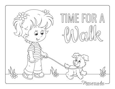 dog walking coloring page  file  diy  shirt mug decoration