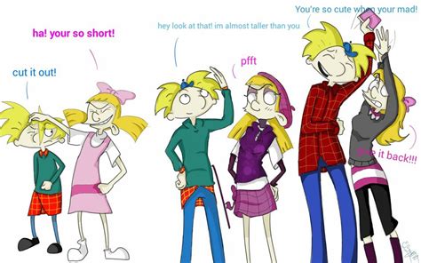 Taller By Age By Buynoe On Deviantart Hey Arnold Arnold And Helga