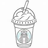 Starbucks Frappuccino Draw Easydrawingguides sketch template