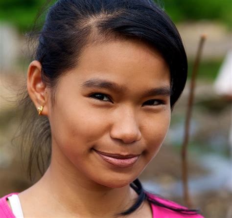 Indonesian Girl In Sorong Harbor Occidental Papua Flickr