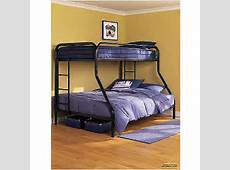 Dorel Twin Over Full Metal Bunk Bed, Multiple Colors with Optional