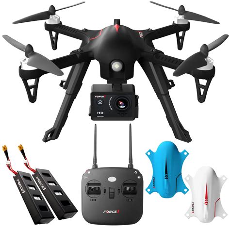 force fg p camera drone gopro compatible drone black walmartcom