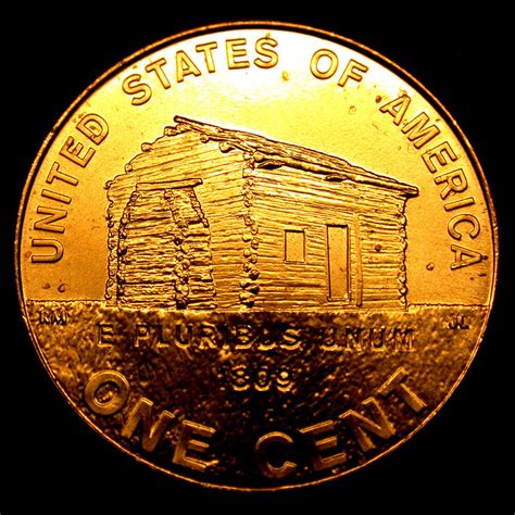 usa bicentennial penny lincolns log cabin  kentucky  gem ebay