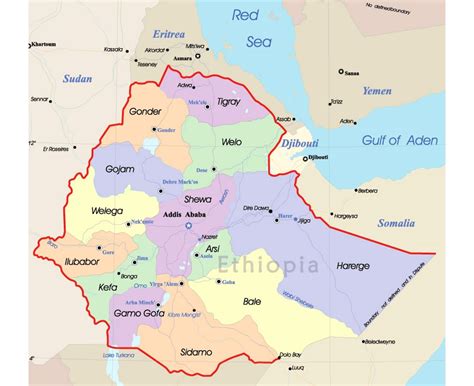 Maps Of Ethiopia Collection Of Maps Of Ethiopia Africa