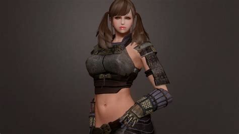 【skyrim】female blades light armor tre maga