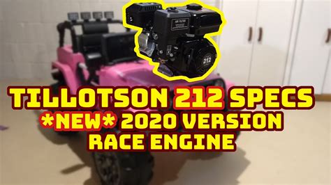 tillotson  specs   version  race engine  kart  mini bike performance parts