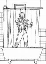Coloring Pages Ant Man Jacket Yellow Avengers Yellowjacket Cool sketch template