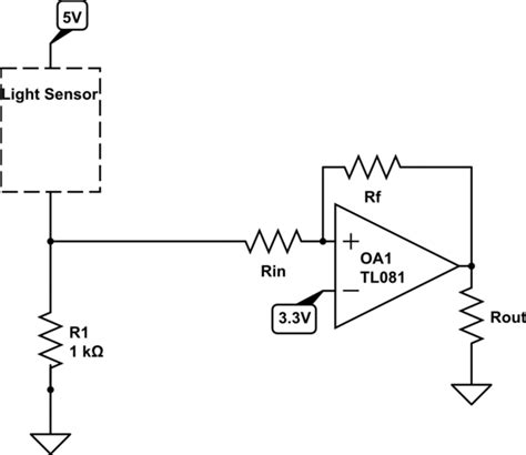 voltage light sensor circuit electrical engineering stack exchange