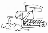 Bulldozer Coloring Pages sketch template