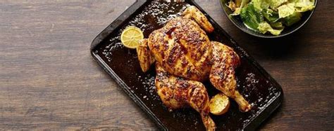 james martin s spatchcock chicken with caesar salad recipe roasted