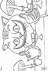 Coloring Cat Pages Alice Cheshire Wonderland Burton Tim Printable Madness Returns Squad Dino Drawing Color Supercoloring 2010 Getcolorings Crafts Drawings sketch template