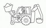 Digger Excavator Traktor Frontlader Malvorlagen Bukaninfo Borop Webstockreview sketch template