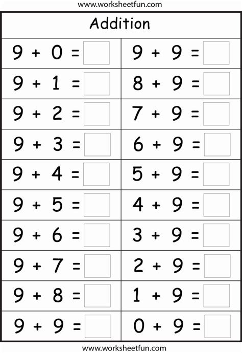 addition activities   grade math worksheets matematika kelas