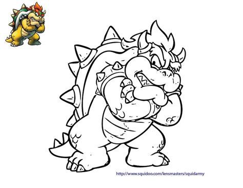 baby bowser coloring pages  getcoloringscom  printable