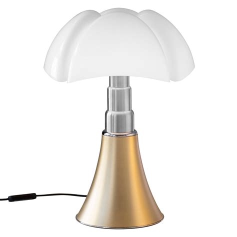 martinelli luce pipistrello medium table lamp dimmable brass finnish design shop