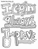 Mindset Pages Sheets Doodle Behavior Positivity Posters Mejorar Puedo Adult Classroomdoodles Psychology Ausmalbilder Affirmations Traits Zentangle sketch template