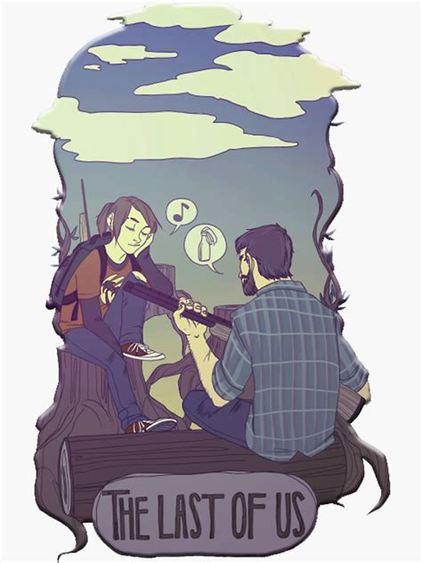 Ellie And Joel Sticker For Sale By Tabingallery Redbubble
