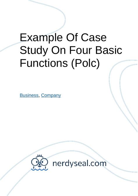 case study   basic functions polc  words