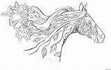 Coloriage Cheval Imprimer Chevaux Papillons Galot Airs Info Dessin sketch template