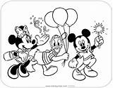 Minnie Printable Disneyclips Daisy Duck Pluto sketch template