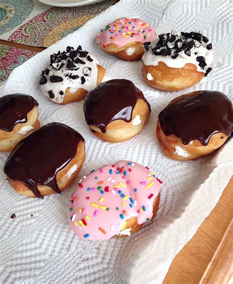 creme filled donuts today baking