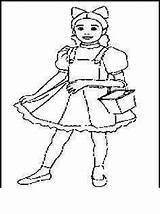 Dorothy Gale sketch template