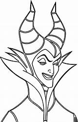 Maleficent Voltes Wecoloringpage sketch template