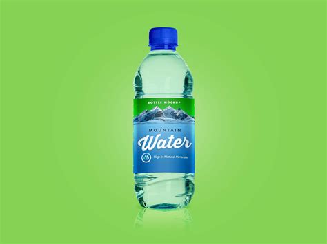 water bottle mockup psd