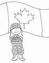 Canadian Soldier Soldiers Flag Request Special Drawing Stamps Digi Dearie Dolls Getdrawings sketch template