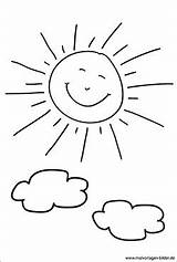 Sonne Malvorlage Gesicht Wetter Malvorlagen Lustigen sketch template