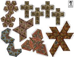 die layout dice  diy dice template dungeons dragons