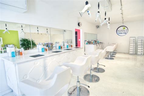 bubble blow dry salon beauty   feast